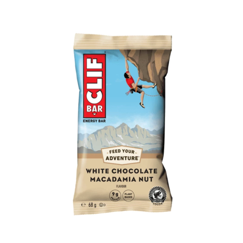 Barrita Energética Clif Bar Chocolate Blanco Con Macadamia 1 Barrita Energética Clif Bar Chocolate Blanco Con Macadamia