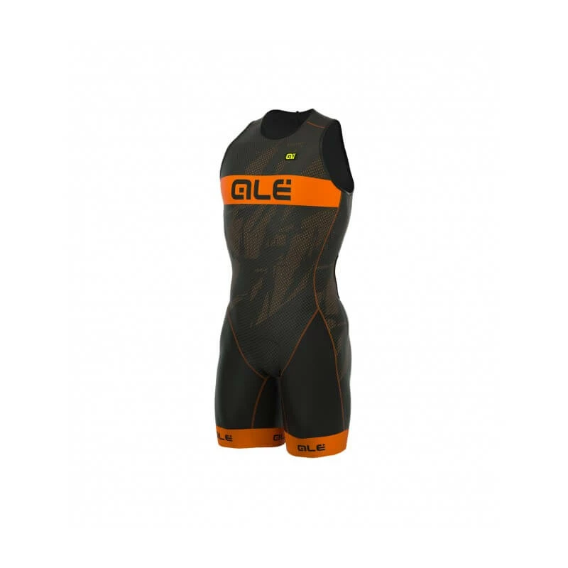 Body Alé Triathlon Olympic Tri Record Negro Naranja 2 Body Alé Triathlon Olympic Tri Record Negro Naranja - Imagen 2