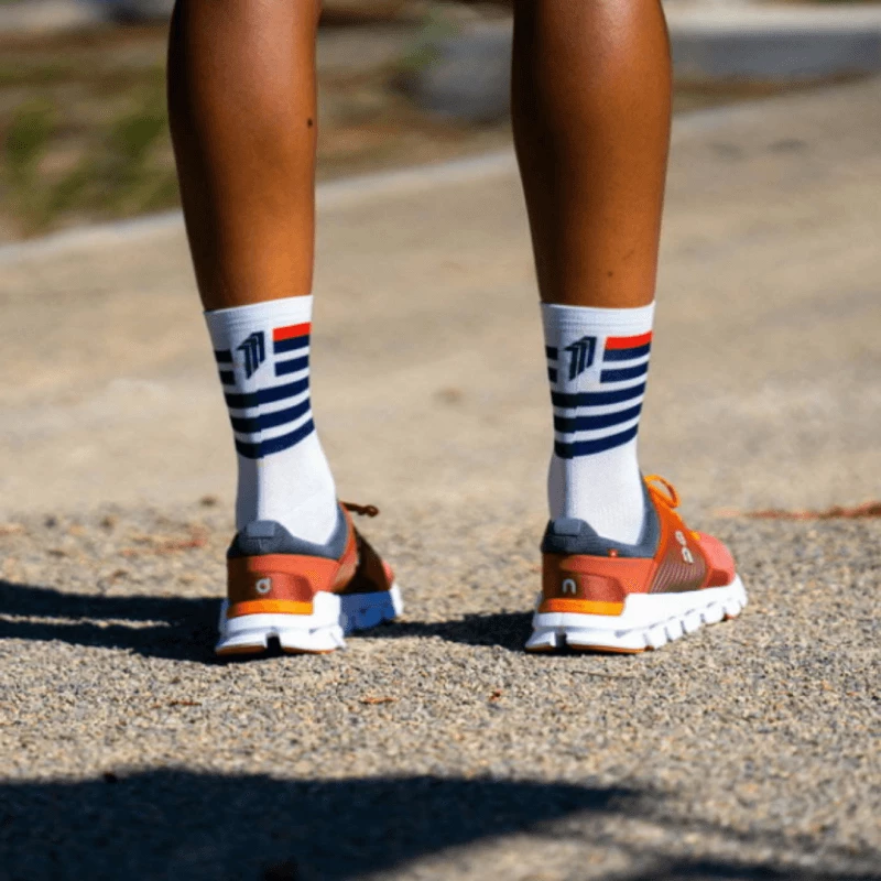 Calcetines Sporcks Red Air Rojo Blanco 2 Calcetines Sporcks Red Air Rojo Blanco - Imagen 2