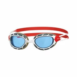 Gafas De Natación Zoggs Predator Blanco Rojo