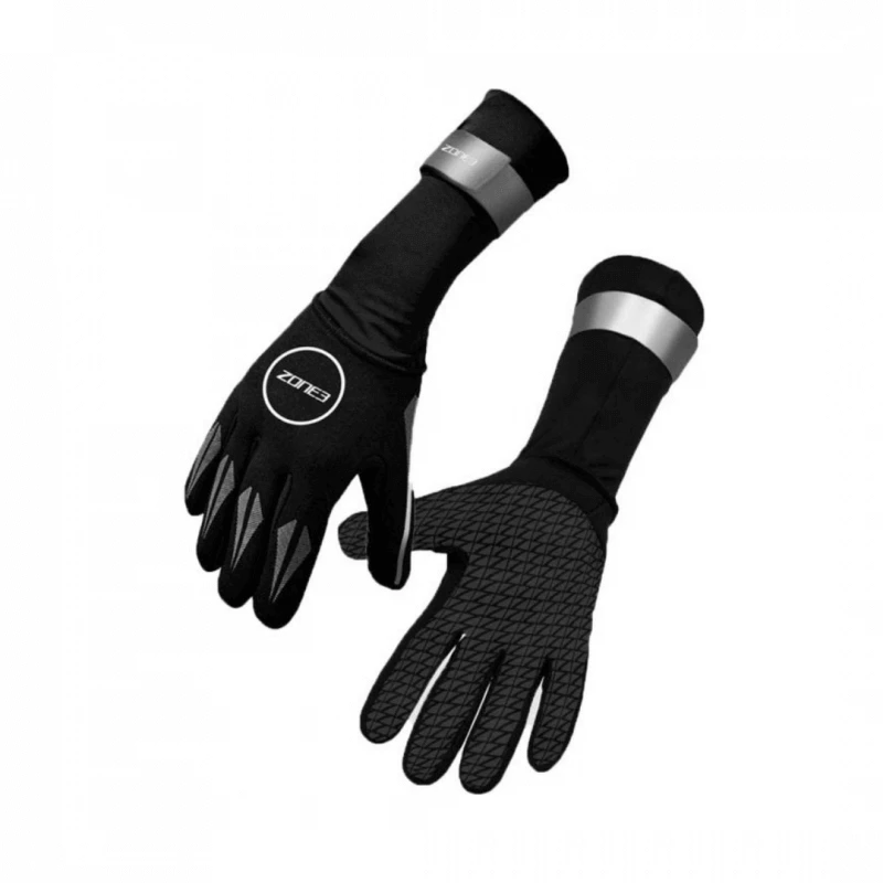 Guantes Zone3 De Neopreno Para Natación Negro 1 Guantes Zone3 De Neopreno Para Natación Negro