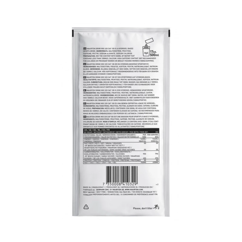 Maurten Hydrogel Drink Mix 320 CAF100 83 G 2 Maurten Hydrogel Drink Mix 320 CAF100 83 G - Imagen 2