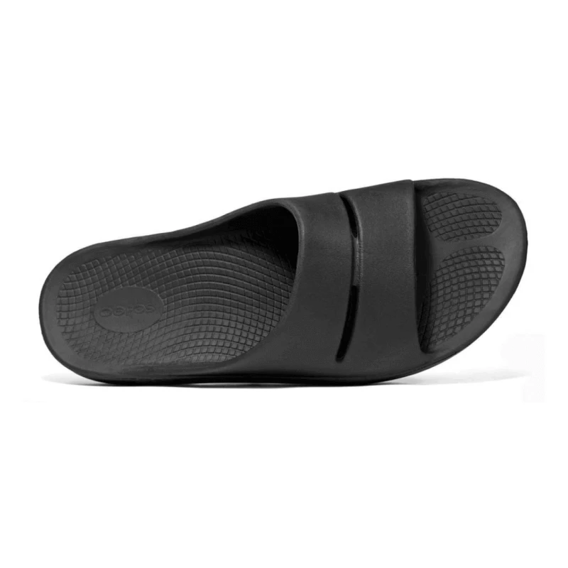 Sandalias Oofos OOahh Negro Unisex 4 Sandalias Oofos OOahh Negro Unisex - Imagen 4