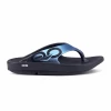 Sandalias Oofos OOriginal Sport Negro Azul Unisex
