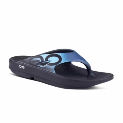 Sandalias Oofos OOriginal Sport Negro Azul Unisex -Natación Tienda de ventas sandalias oofos ooriginal sport negro azul unisex 2