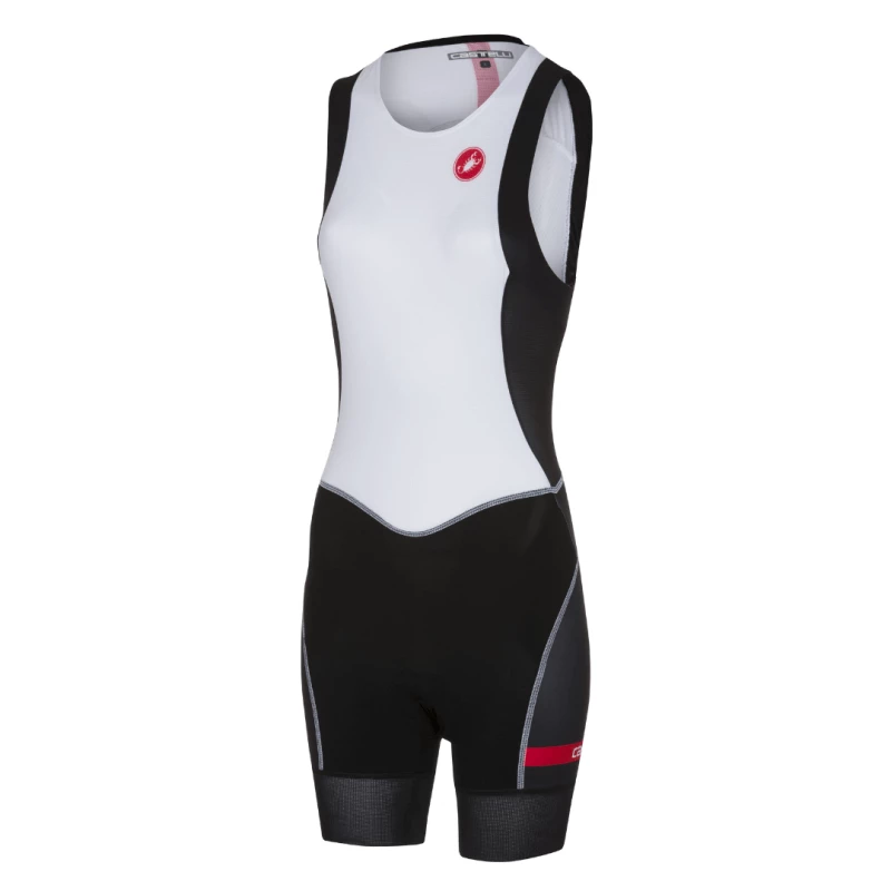 Tritraje Castelli Short Distance W Race Suit Blanco Negro 1 Tritraje Castelli Short Distance W Race Suit Blanco Negro