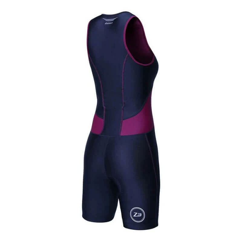 Tritraje Zone3 ACTIVATE Mujer Negro/morado 2 Tritraje Zone3 ACTIVATE Mujer Negro/morado - Imagen 2