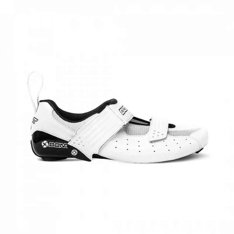 Zapatillas Bont Riot TR Triatlón Blanco Negro 2 Zapatillas Bont Riot TR Triatlón Blanco Negro - Imagen 2