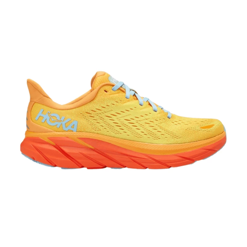 Zapatillas Hoka One One Clifton 8 Amarillo Naranja AW22 2 Zapatillas Hoka One One Clifton 8 Amarillo Naranja AW22 - Imagen 2