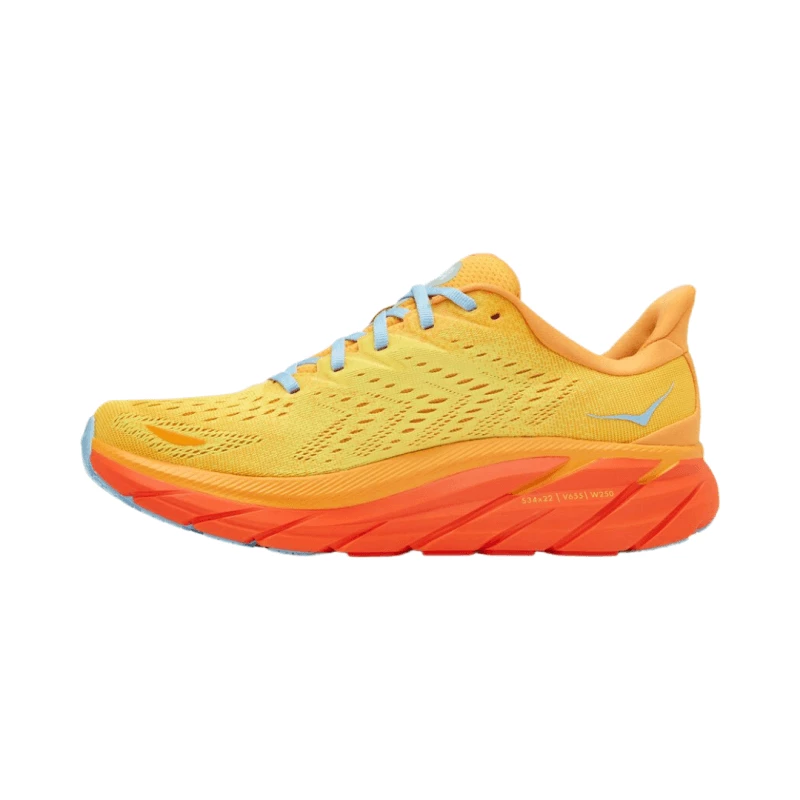 Zapatillas Hoka One One Clifton 8 Amarillo Naranja AW22 3 Zapatillas Hoka One One Clifton 8 Amarillo Naranja AW22 - Imagen 3