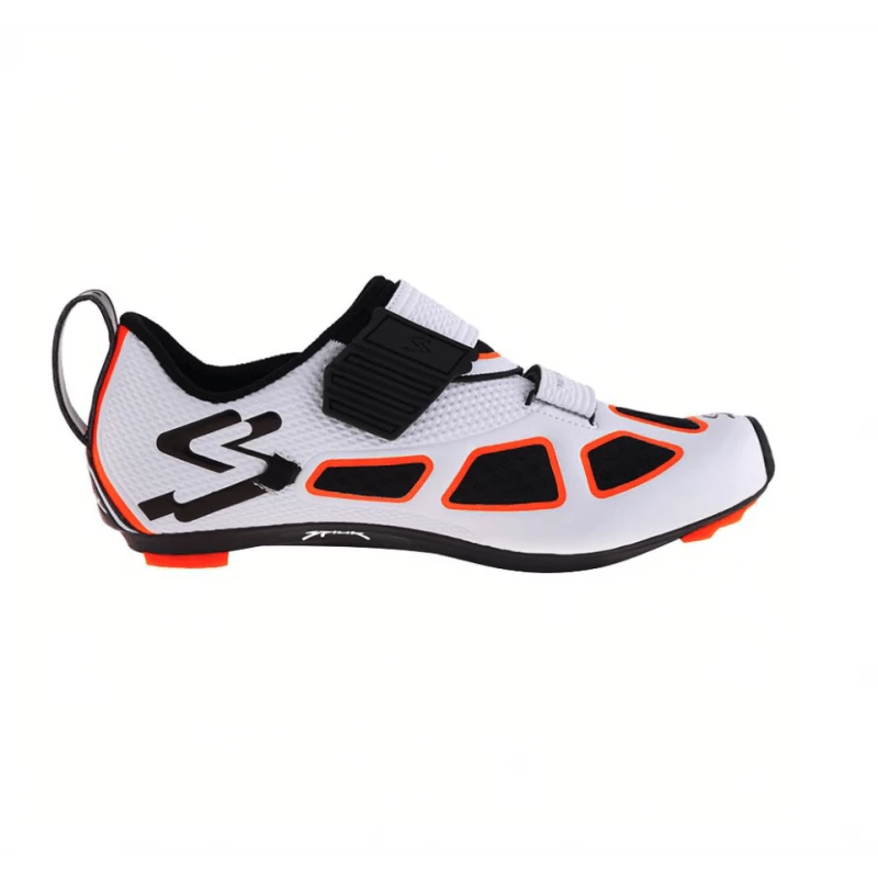 Zapatillas Spiuk Trivium Blanca Naranja Hombre 2 Zapatillas Spiuk Trivium Blanca Naranja Hombre - Imagen 2