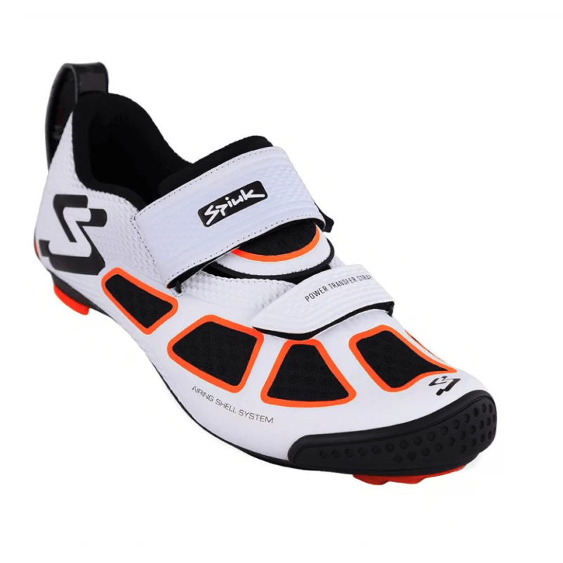 Zapatillas Spiuk Trivium Blanca Naranja Hombre 3 Zapatillas Spiuk Trivium Blanca Naranja Hombre - Imagen 3