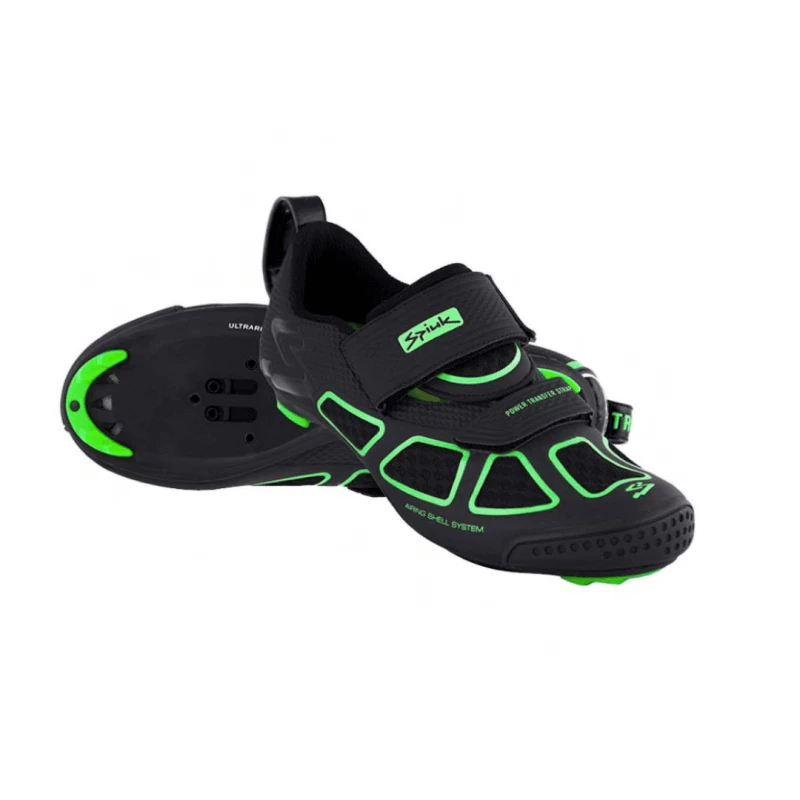 Zapatillas Spiuk Trivium Negro Verde Hombre 3 Zapatillas Spiuk Trivium Negro Verde Hombre - Imagen 3