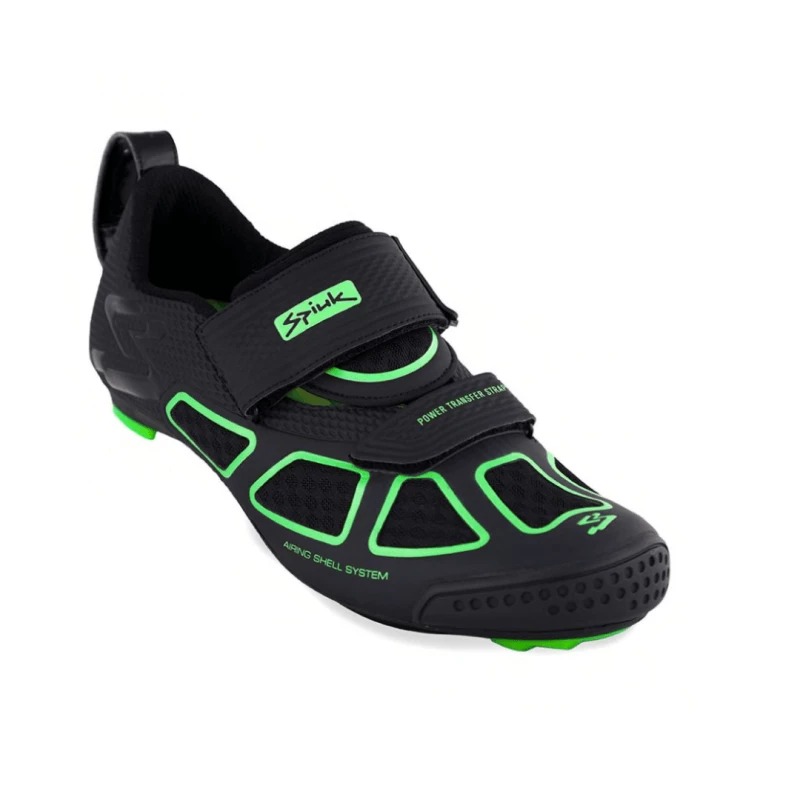 Zapatillas Spiuk Trivium Negro Verde Hombre 4 Zapatillas Spiuk Trivium Negro Verde Hombre - Imagen 4